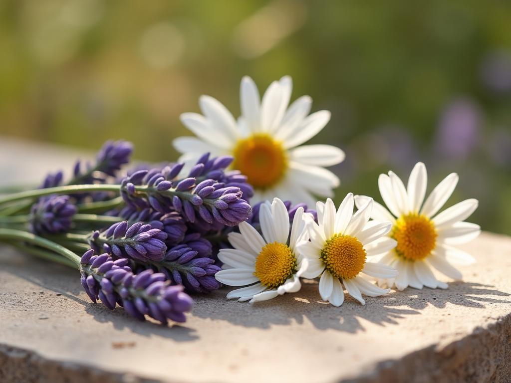 Close-up of botanical ingredients